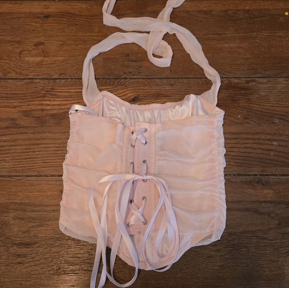Pink Halter Top - Picture 2 of 3